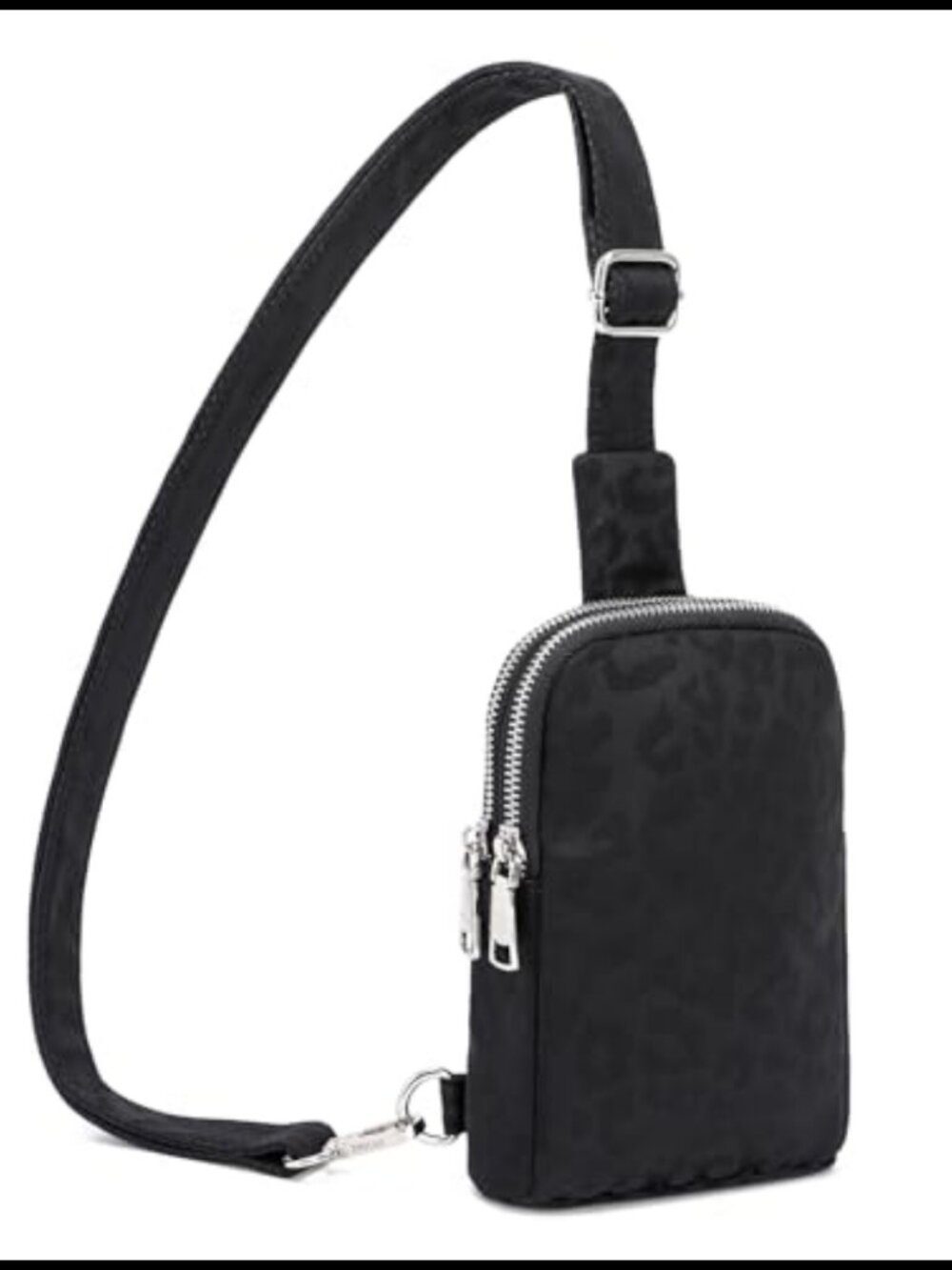 Nylon Crossbody Sling Bag Small Adjustable Hands-Free Travel Purse
